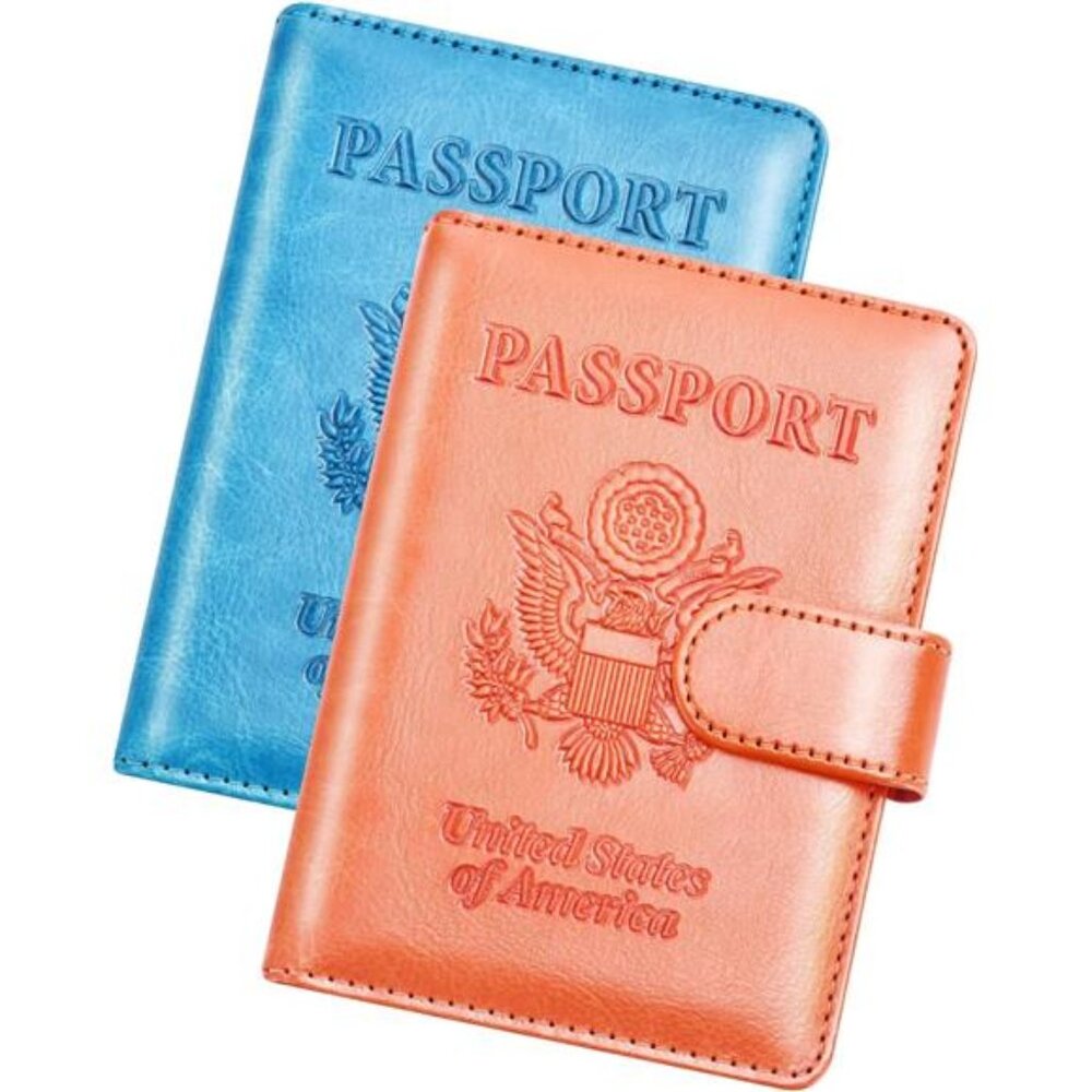 New Passport Holder for Travel Cruise Essentials, 2 Pcs Passport Cover